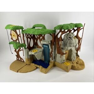Fisher Price Imaginext Gorilla Mountain Jungle Safari Playset Light & Sound